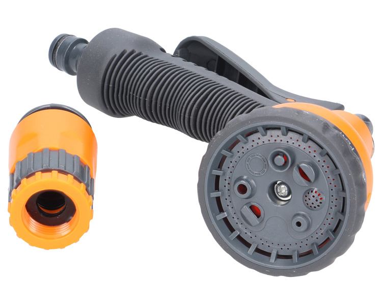 Wąż spiralny ogrodowy z pistoletem 7,5m EVA