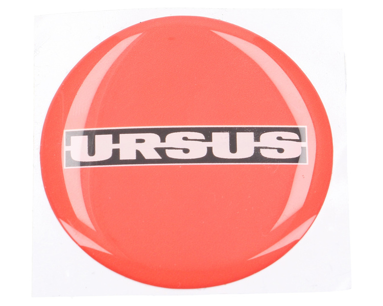 naklejka, emblemat, logo Ursus wypukłe 3D 50mm 5902287227567