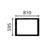 szyba Liebherr - dachowa 10664607 (3109)