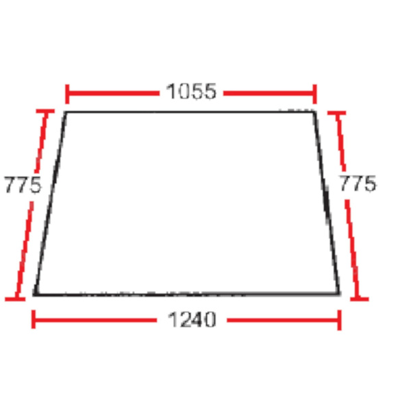 szyba - przednia 1897855M1