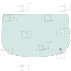 szyba Landini, McCormick - tylna (5176)