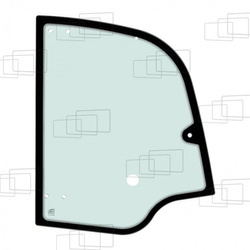 szyba Wacker Neuson - drzwi górna prawa 1000294012 (4893)