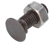 Śruba płużna dwunoskowa z nakrętką M10x30 kl. 10.9