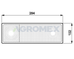 Lampa tylna lewa 12V- 24V WE549L