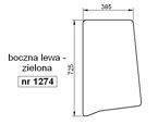 szyba CASE JX 1060C 1070C 1075C, Quantum C/N/V - boczna lewa 47130823 (1274)