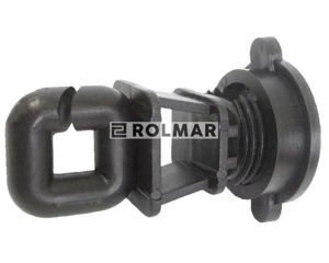 Izolator z nakrętką do drutu i plecionki G174 ROYAL FARM