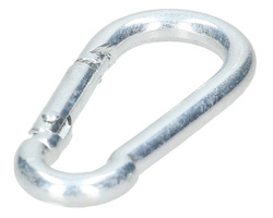 Karabińczyk metalowy klasyczny 5x50mm stalowy