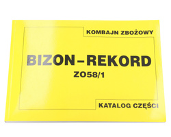 Katalog części kombajn Bizon Rekord ZO58/1