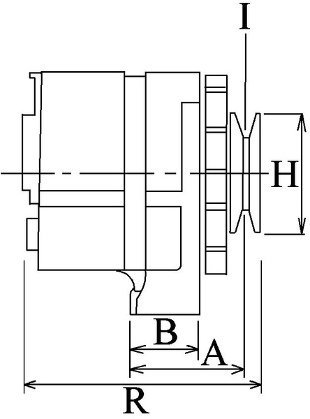 alternator HC Cargo 112098 14V 65A