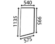 szyba JCB - boczna prawa 827/30529 (2143)