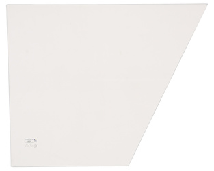 szyba do ciągnika C-360 kabina Naglak Koźmin poszerzana - drzwi dół ver.II (780)