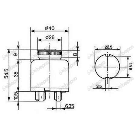 stacyjka, włącznik zapłonu Massey Ferguson Cobo 14.112.000 3302034M91