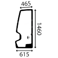 szyba Takeuchi - drzwi 3786-10403 (2929)