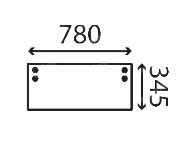 szyba JCB - przednia dolna 335/G0045 (4677)