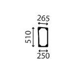 szyba Landini - przednia dolna 3647695M1