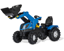 Traktor na pedały z ładowczem New Holland rollyFarmtrac Rolly Toys 611256