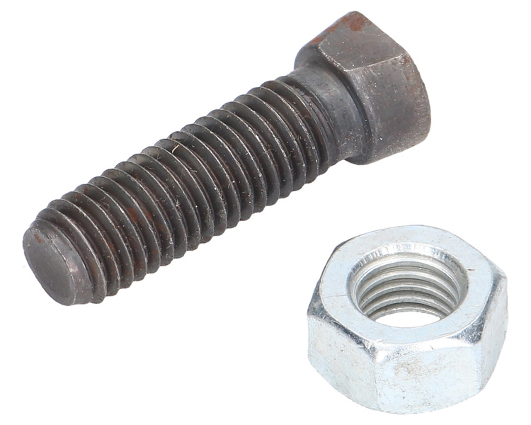 Śruba płużna dwustronnie ścięta z nakrętką M12x45 mm 12.9