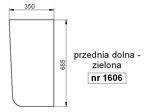 szyba MF Massey Ferguson 3615 3625 3635 3645 nowa kabina - przednia dolna (lewa, prawa) VA206260 (1606)