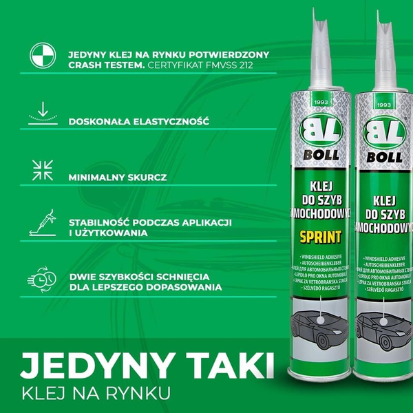 Klej do szyb BOLL tuba 310ml 3 godziny