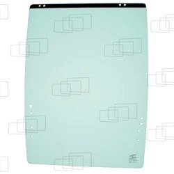 szyba dźwig Liebherr - przednia kabiny operatora (3553)