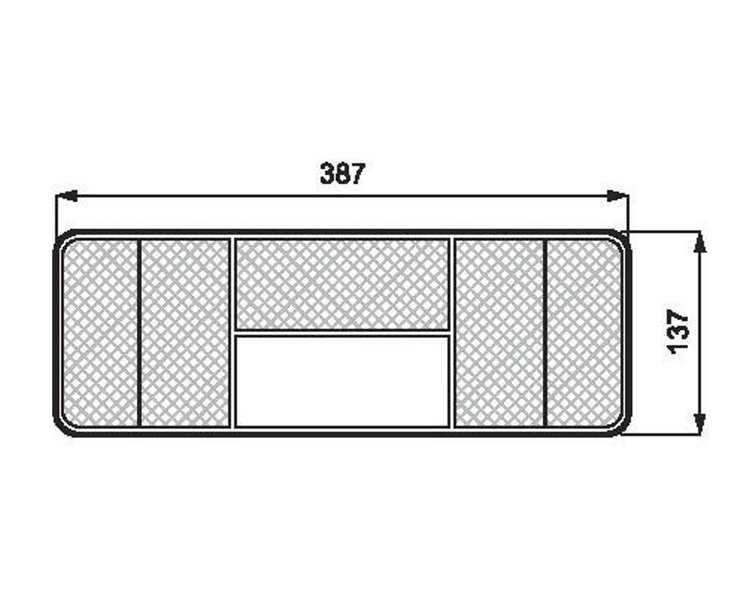 Lampa tylna zespolona 12/24V prawa W09P 53 WAŚ
