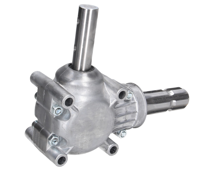 przekładnia do rozsiewacza nawozów Z=15/15 długi wałek aluminiowa