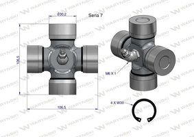 Krzyżak 30.2X106.5 seria 7 WARYŃSKI