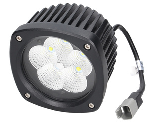 lampa robocza LED 50W MOCNA 6900lm CAT, John Deere Case, Komatsu wiązka rozproszona 90 stopni