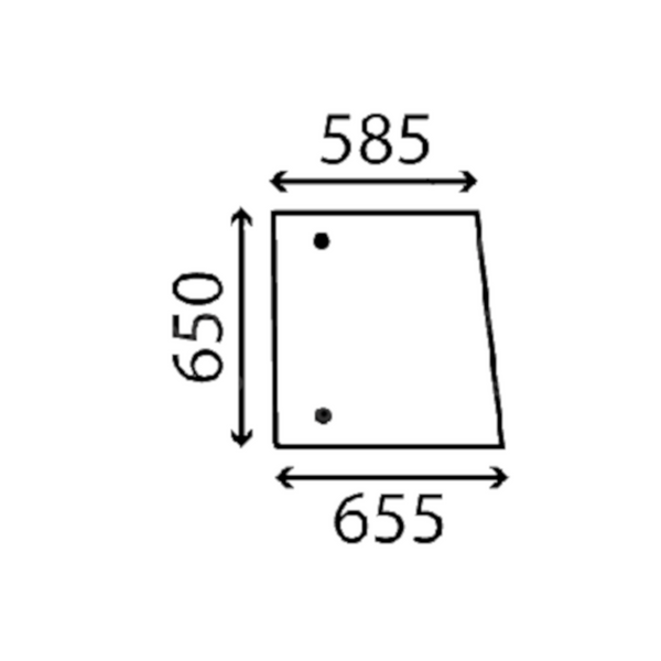 szyba - boczna 6005001527