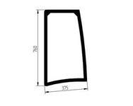 szyba koparka Kubota - boczna lewa RD158-46770, RD451-46770 (2892)