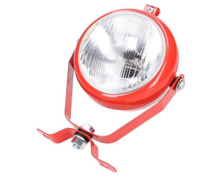 lampa robocza czerwona do ciągnika Massey Ferguson 150mm z wyłącznikiem 1886656M91