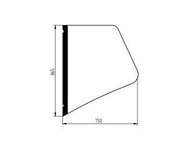 szyba ładowarka Merlo Multi Farmer, Panoramic - boczna lewa 049498 (2772)