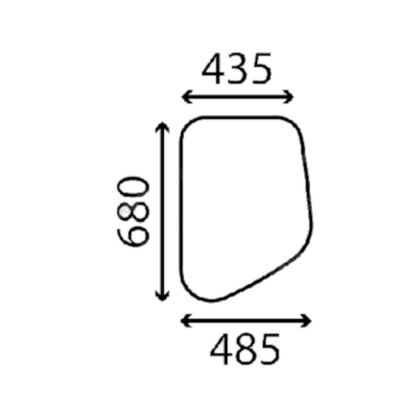 szyba Case - boczna lewa KHN3086 (3104)