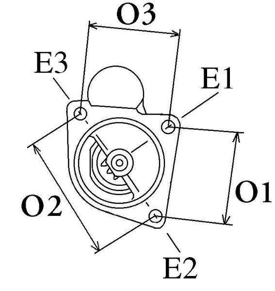 rozrusznik HC Cargo Case 111885 12V 3.1kW