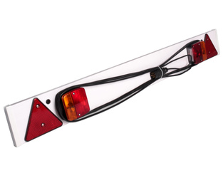 Zestaw lamp zespolonych na listwie 1220mm belka oświetleniowa 7,5m