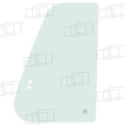 szyba do koparki Hyundai - drzwi górna przednia 71EH-10321 (4295)