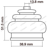 gumowa osłona drążka, mieszek dźwigni Landini, Massey Ferguson 3530683M91