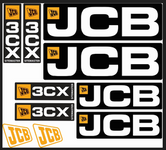 naklejka, logo na maskę JCB 3CX Sitemaster nowy typ