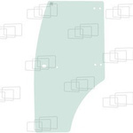 szyba do ciągnika John Deere - drzwi lewe ER387925 (4453)