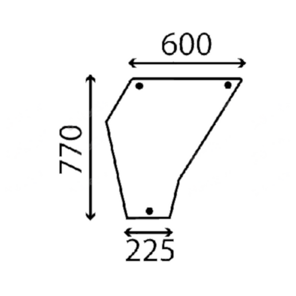 szyba - drzwi dolna 62500131