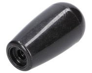 gałka dźwigni wydłużona 52mm, M6 czarna