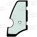 szyba JCB - drzwi lewe 334/L9653 (4920)