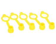 Osłonka smarowniczki M10 kolor żółty TEGER 5 szt