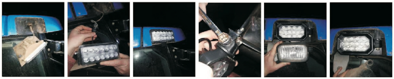 lampa robocza LED kwadratowa dedykowana Fendt Vario - 4000 lumenów - JAKOŚĆ! G842900110010