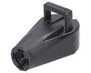 końcówka siłownika gazowego 25mm, M6, 10mm