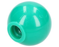 gałka dźwigni fi 40mm, M10 zielona