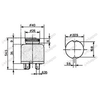 stacyjka, włącznik zapłonu ciągnik Fiat, Case, New Holland 5146155 COBO