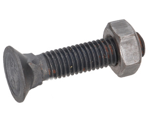 Śruba płużna z nakrętką M10x45 8,8, pług Ibis, Tur, Vario, Vis
