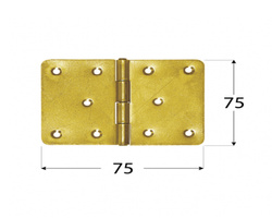 Zawias budowlany 75x75x1,8 klapy skrzynie domax