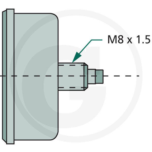 licznik, wskaźnik obrotów motogodzin manualny uniwersalny 60mm